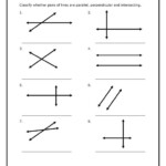 Parallel Perpendicular Or Intersecting Lines Parallel And