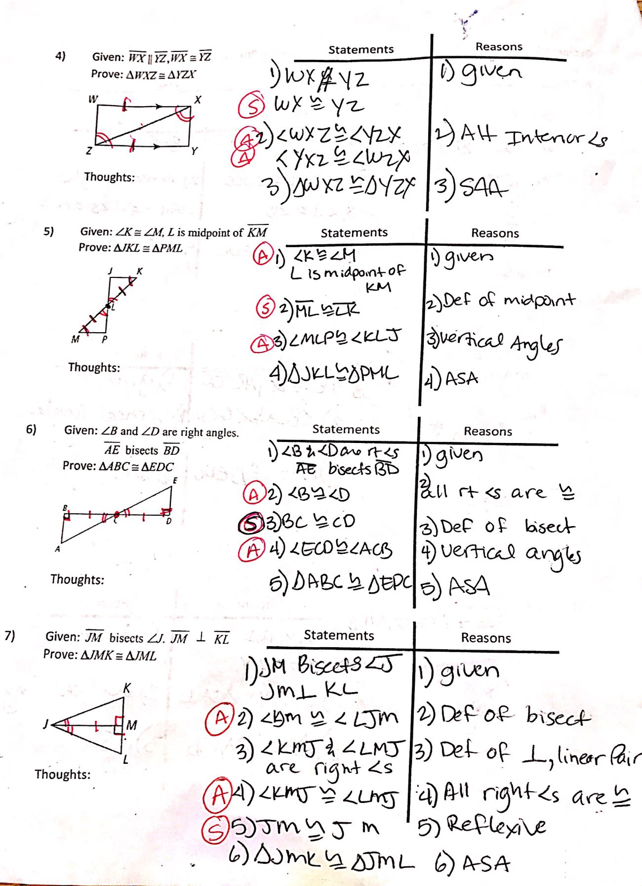 Proofs Worksheet 1 Answers Ivuyteq