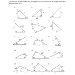 Right Triangle Trigonometry Worksheet Answers