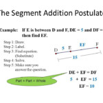 Segment Addition Postulate Worksheet Answer Key