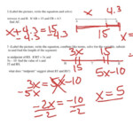 Segment Addition Postulate Worksheet Answer Key