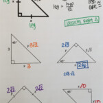 Special Right Triangles Interactive Notebook Page Teaching Geometry