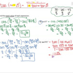Sum And Difference Angle Formulas Part One YouTube