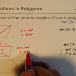 Sum Of Interior Angles Of A Convex Polygon