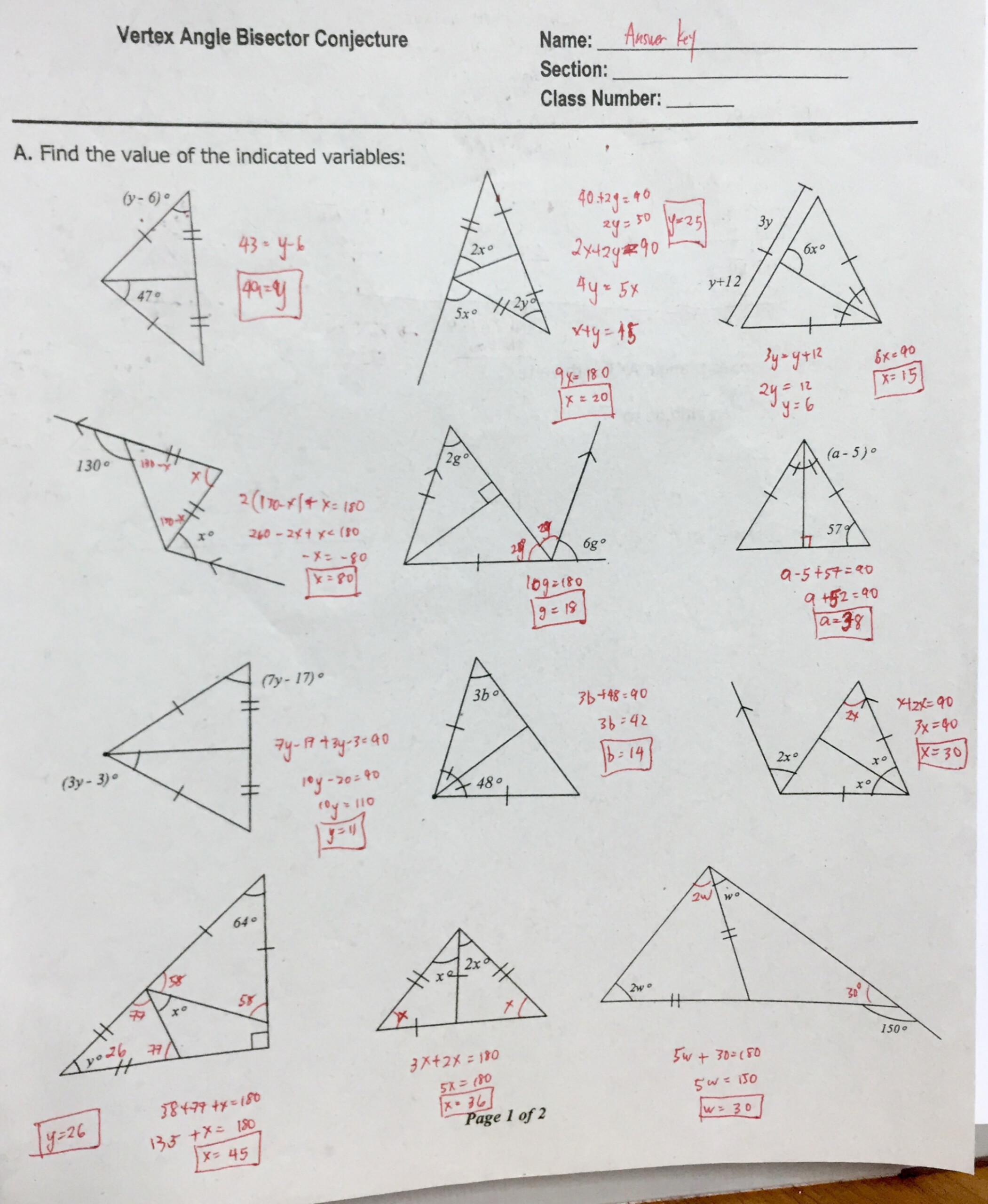 lesson 3 problem solving practice sum of angles in triangles