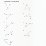 Triangle Sum And Exterior Angle Theorem Worksheet Db excel