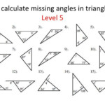 Triangles Identifying And Finding Missing Angles Triangle Worksheet
