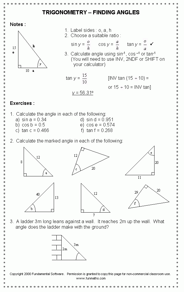Unit 1 Trigonometry Old Website