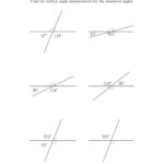 Vertical Angle Relationships A