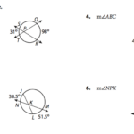15 5 Angle Relationships In Circles Worksheet Answers