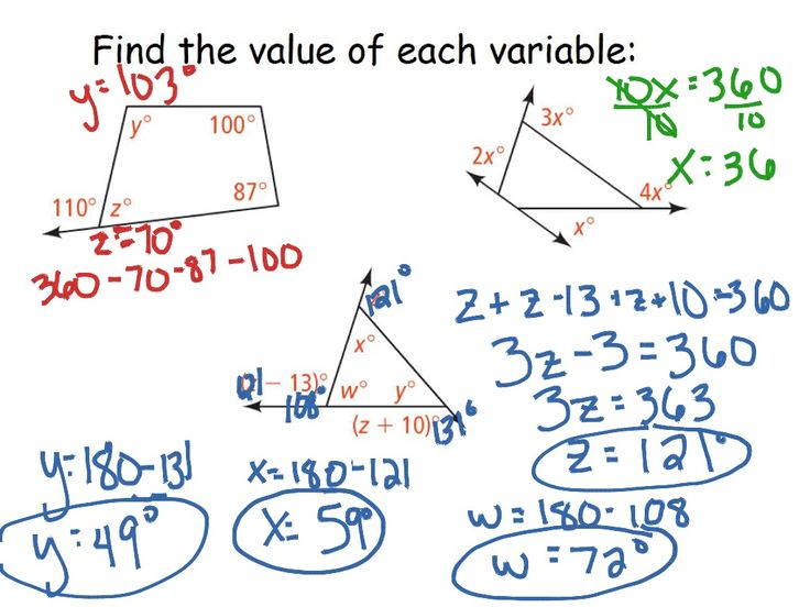6 1 Polygon Angle sum Theorems 19E