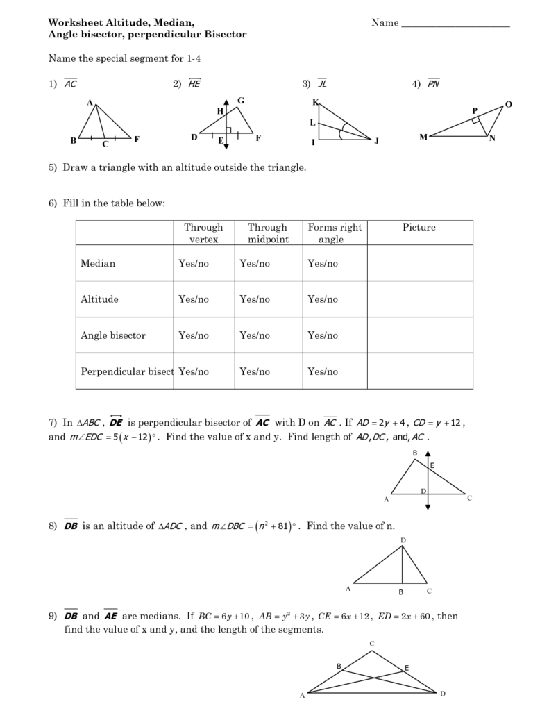7 Congruent Angles Worksheets Worksheeto