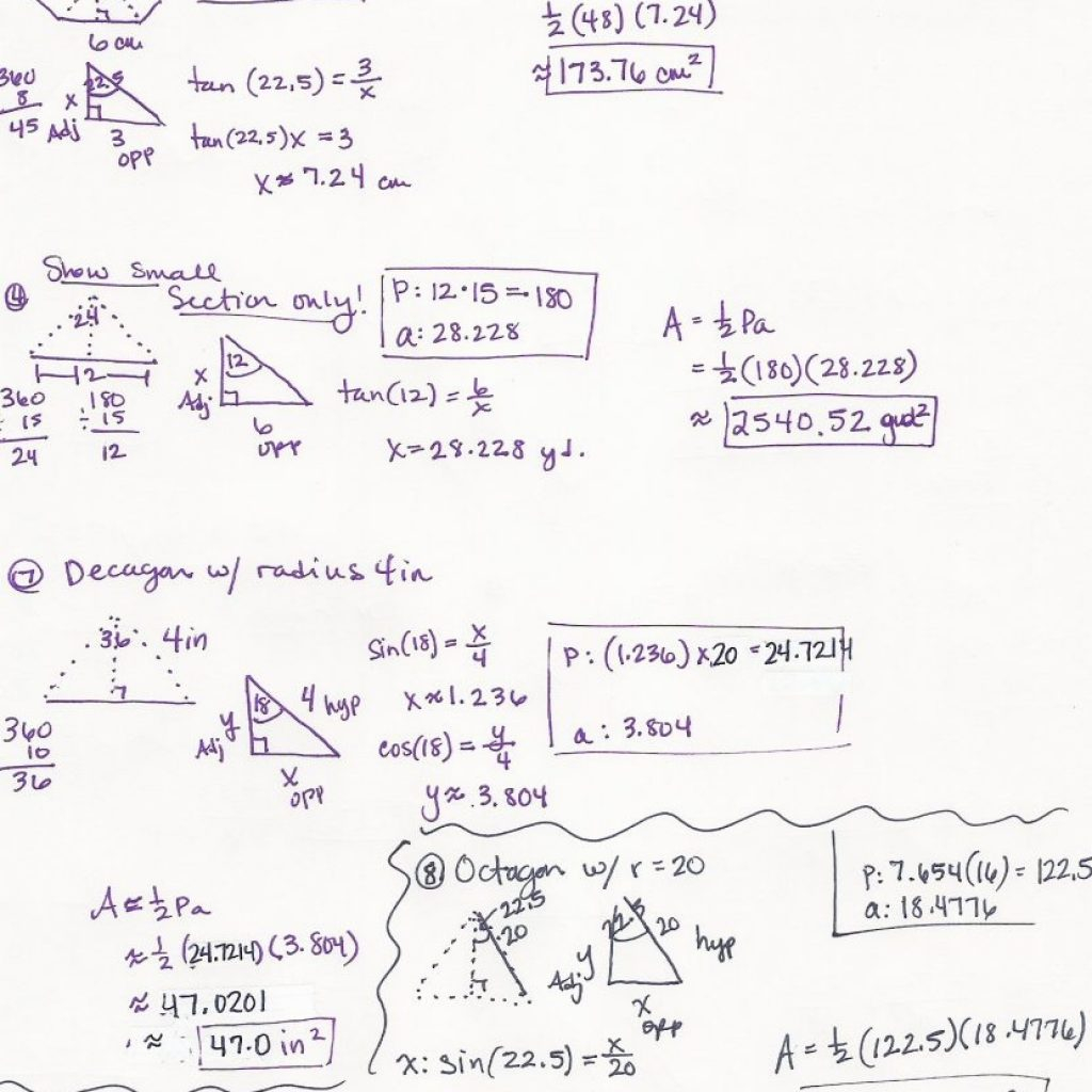 Angle Of Elevation Worksheet Answers