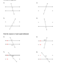 Angles And Lines Worksheets