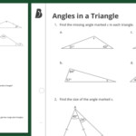Angles In A Triangle Worksheet KS3 KS4 Maths Beyond