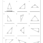 Area Triangle Worksheet