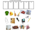 Classifying Materials Worksheet