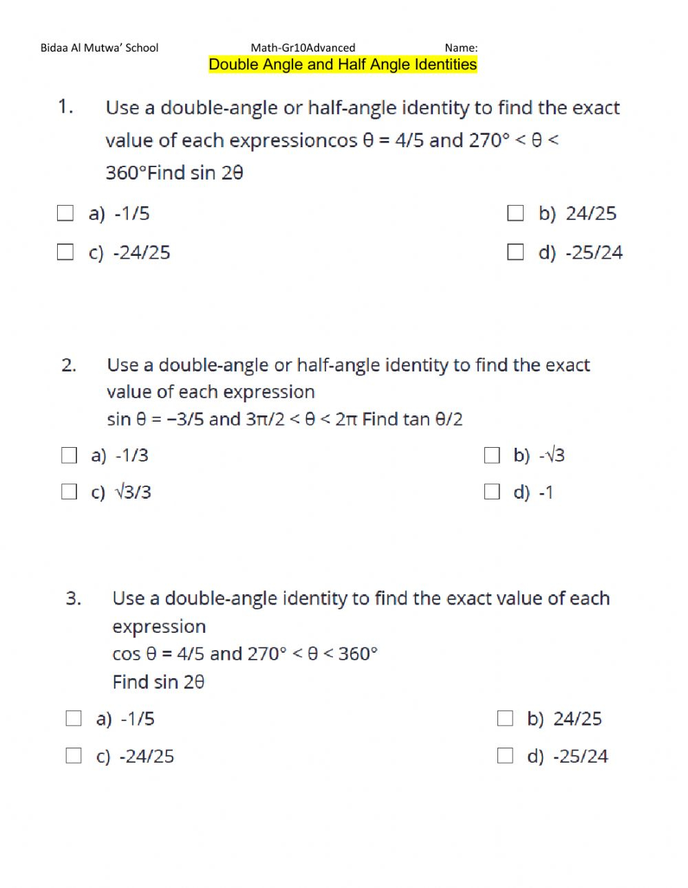 double-and-half-angle-identities-worksheet-answers-kuta-software-angleworksheets