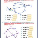 Ejercicio De Angles Formed By Secants And Tangents