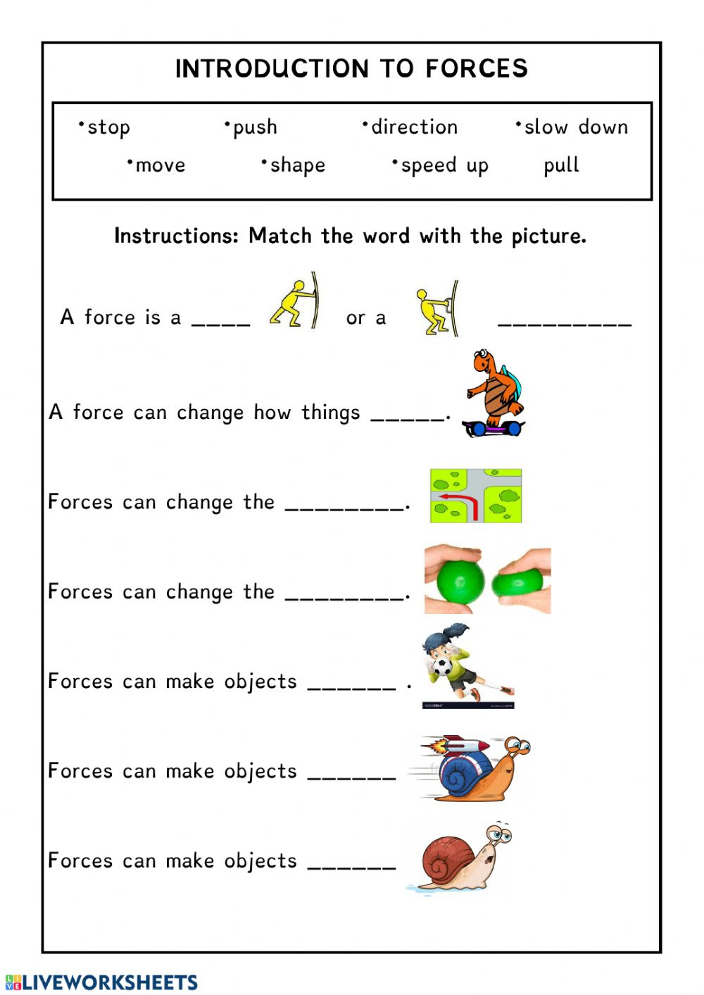 Ejercicio De Introduction To Forces