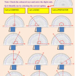 Ejercicio De Measuring Angles Using Protactor