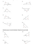 Find The Measure Of Each Angle Indicated Worksheet Answers Db excel