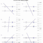 Finding Missing Angles Worksheet Answers Pdf Naturalard
