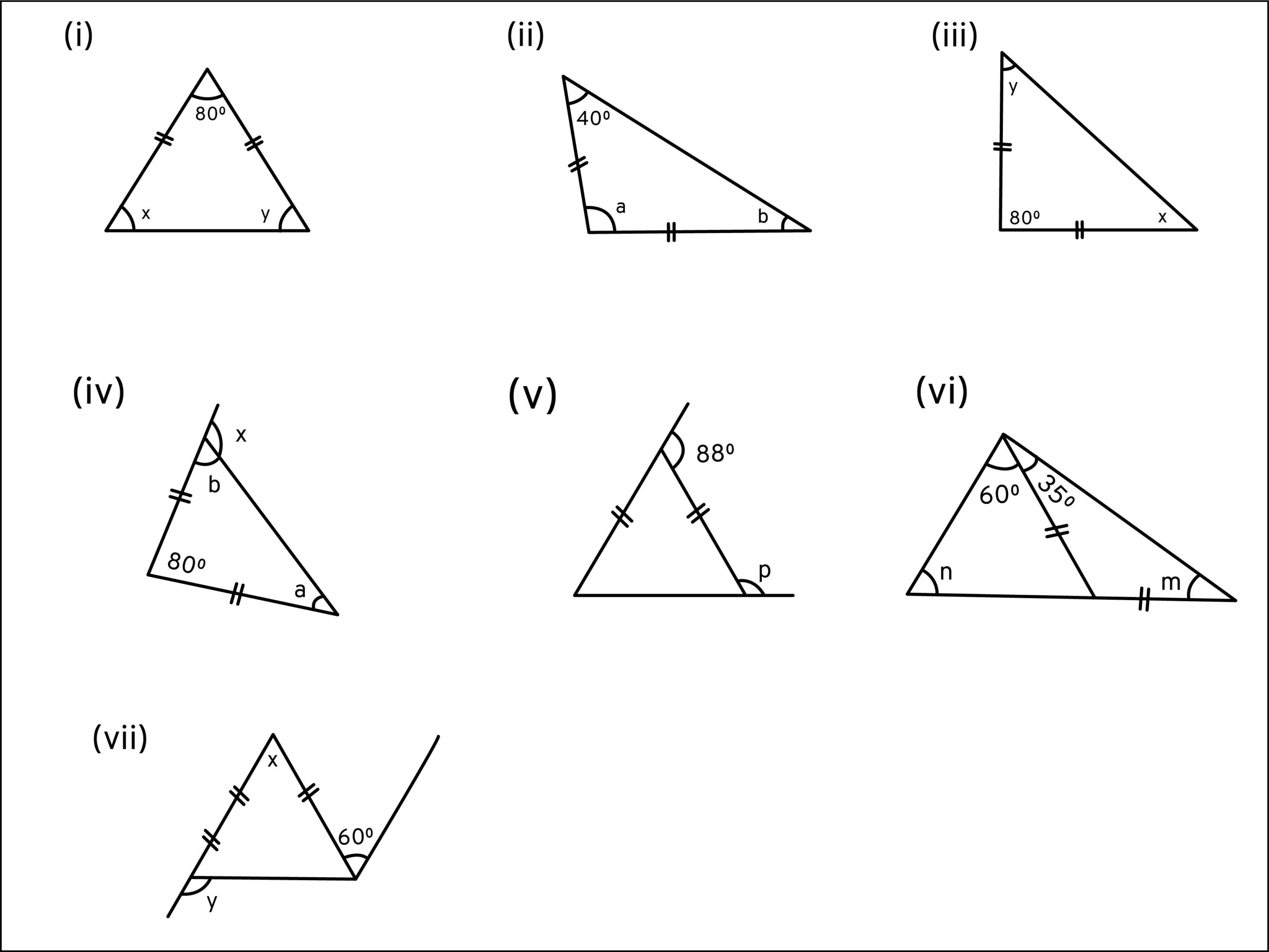 Finding Missing Angles Worksheet