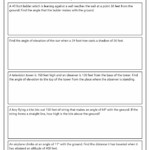 Geometry Worksheets Trigonometry Worksheets Trigonometry Worksheets