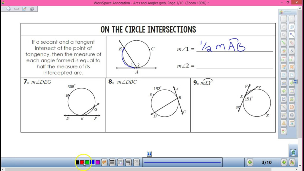 Intersecting Chords Secants And Tangents YouTube