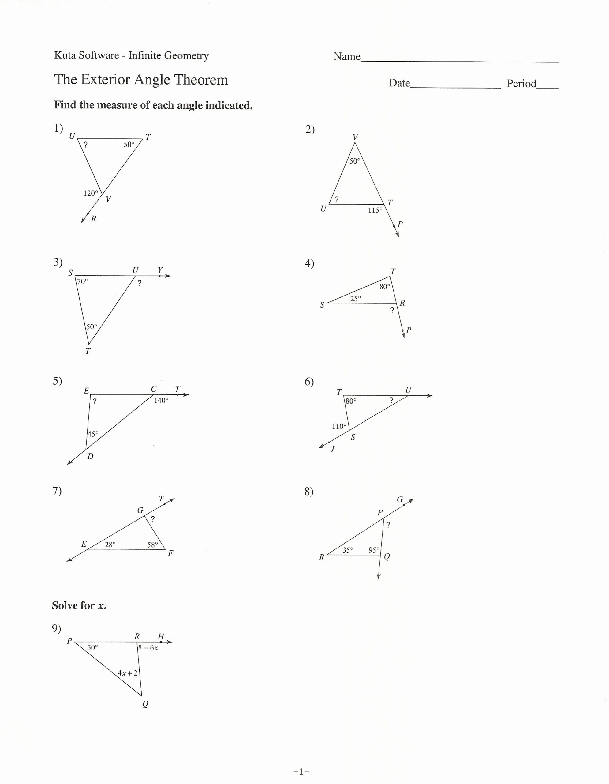 Measuring Angles Incentive Publications Worksheet 6th Grade