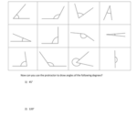 Measuring Angles With A Protractor Teaching Resources Measuring
