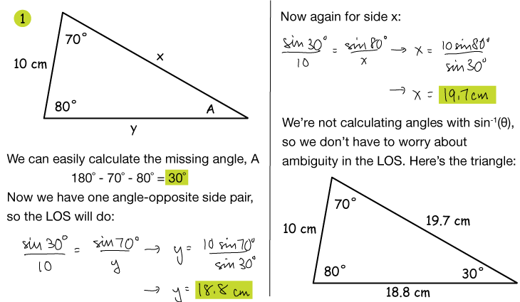 Non right Triangle Trig
