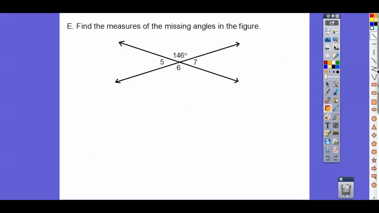 Parallel Lines Transversals And Algebra Worksheet