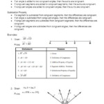 Segment And Angle Proofs Worksheet PDF Answer Key