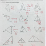 Sum Of Interior Angles Of A Triangle Worksheets
