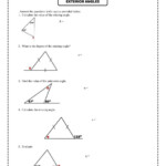 Triangle Angle Sum Worksheet