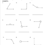 Types Of Angles Practice Worksheet Answer Key
