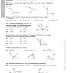 Worksheet 14 Measure And Classify Angles Answers Worksheet Student