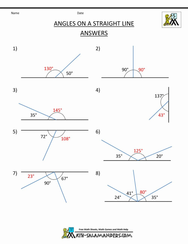 Year 7 Find The Missing Angle Worksheet Kidsworksheetfun