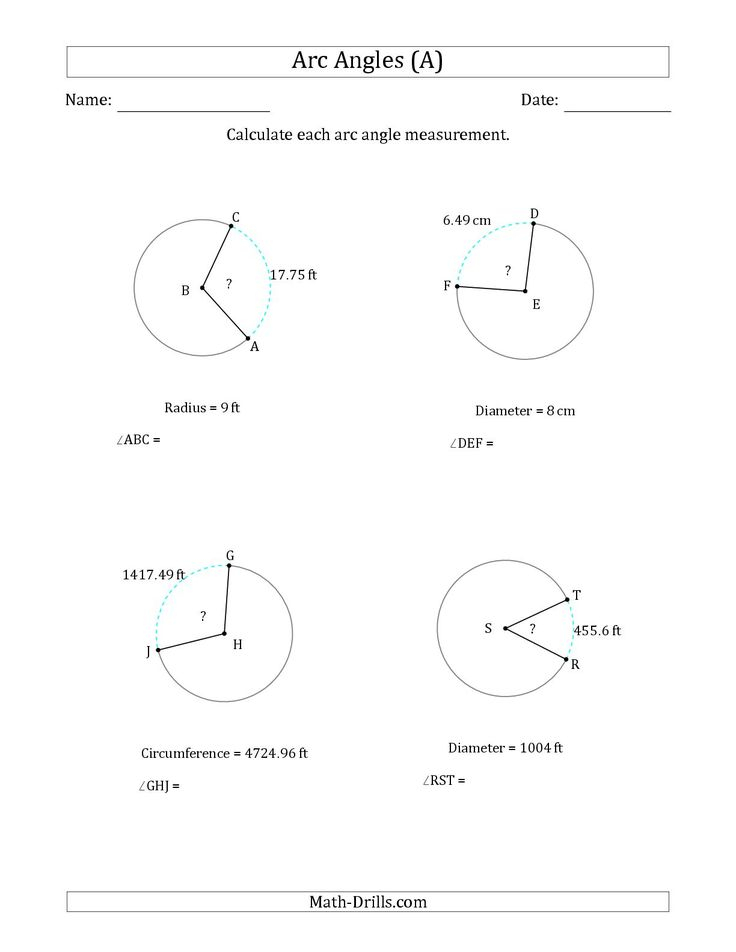 10 2 Measuring Angles And Arcs