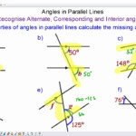 Angles And Parallel Lines Worksheet