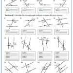Angles On Parallel Lines A With And Without Clues Maths Worksheet And