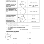 Arcs Chords And Central Angles
