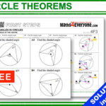 Circle Theorems Worksheets With Answers Teaching Resources