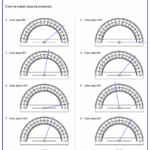 Draw Angles Worksheet