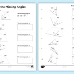 Find The Missing Angles Worksheet Math Resource Twinkl