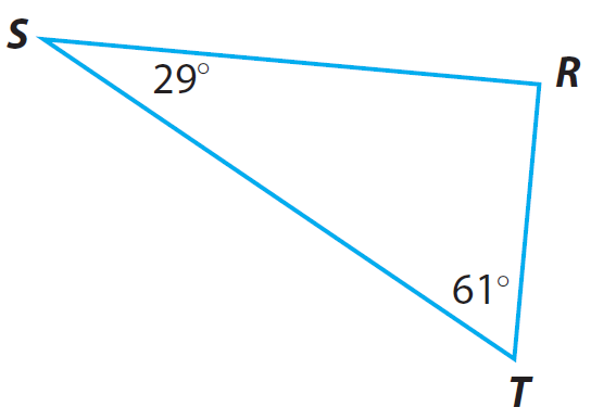 Finding Missing Angle Measures In Triangles Worksheet