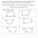 Finding Missing Angles Worksheet