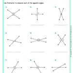 Grade 7 Lines And Angles Worksheet